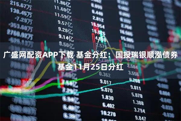 广盛网配资APP下载 基金分红：国投瑞银顺泓债券基金11月25日分红